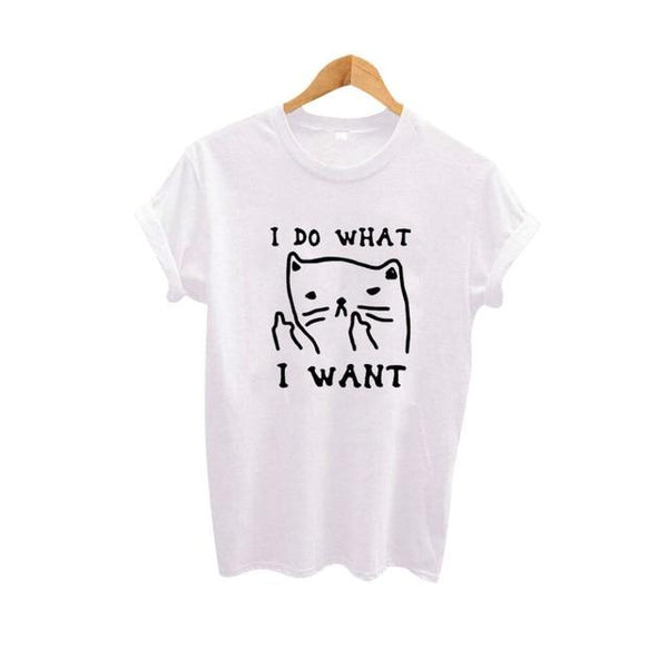 Cat Funny Harajuku Tee Shirt