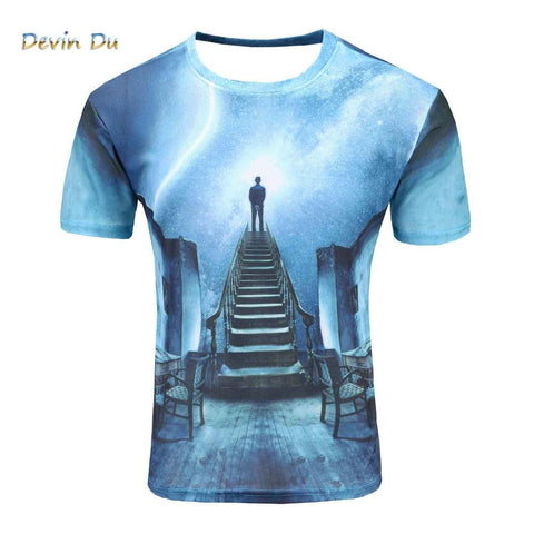 Space galaxy t-shirt for men/women 3d t-shirt