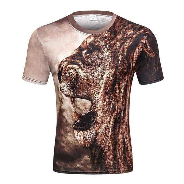2017 New Arrivals Mens 3d T-shirt Print Winter Forest