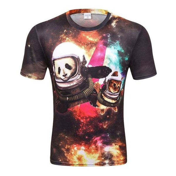 2017 New Arrivals Mens 3d T-shirt Print Winter Forest