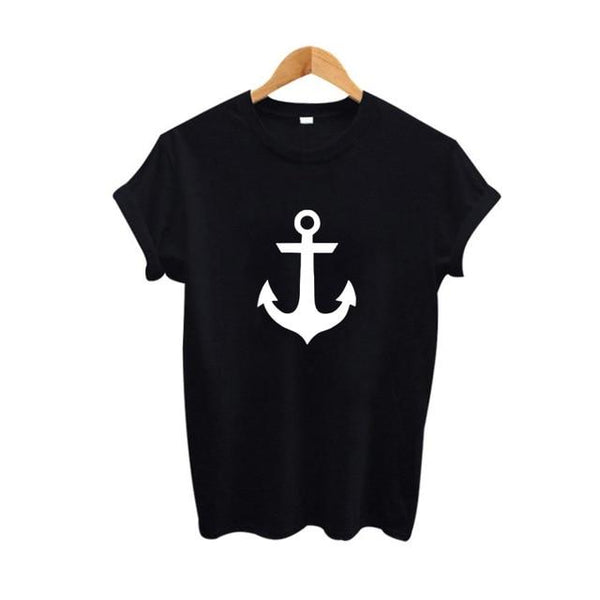 Sea Boat Anchor Pattern T Shirts