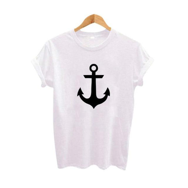 Sea Boat Anchor Pattern T Shirts