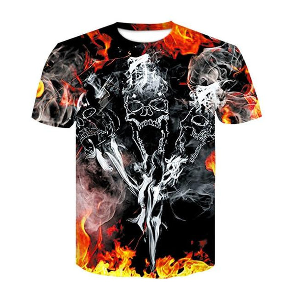 Newest 3D Print Lightning lion Cool T-shirt