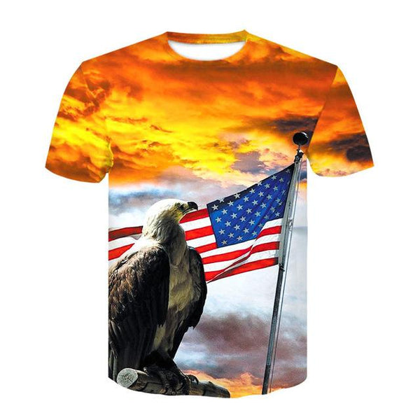 Devin Du 2018 Newest Harajuku Wolf 3D Print Cool T-shirt