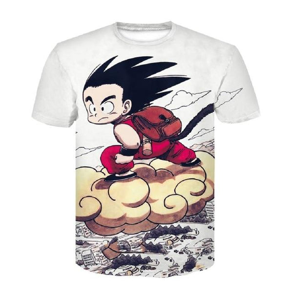 Dragon ball cartoon T-shirt sweater leisure child Goku 3D T-shirt