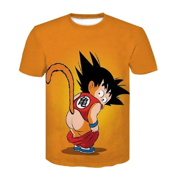 Dragon ball cartoon T-shirt sweater leisure child Goku 3D T-shirt
