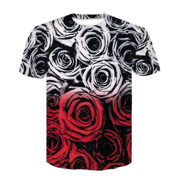 Devin Du Brand New Men Casual Lycra fire Black T-shirts Rock Guitar
