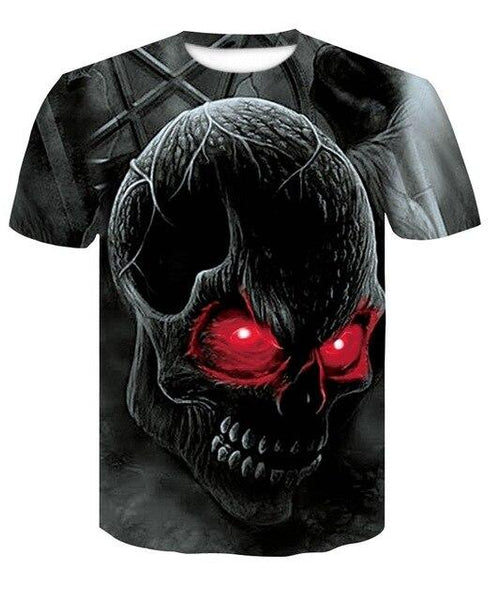 Devin Du Brand New Men Casual Lycra fire Black T-shirts Rock Guitar