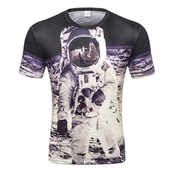 2018 Space t-shirt for men/boy 3d tshirt funny print great Astronaut