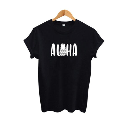 Aloha Hawaii Harajuku Tshirt Cotton