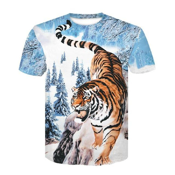 Hot Brand 3d T-shirt Animal Lion Shirt Camiseta 3d T Shirt