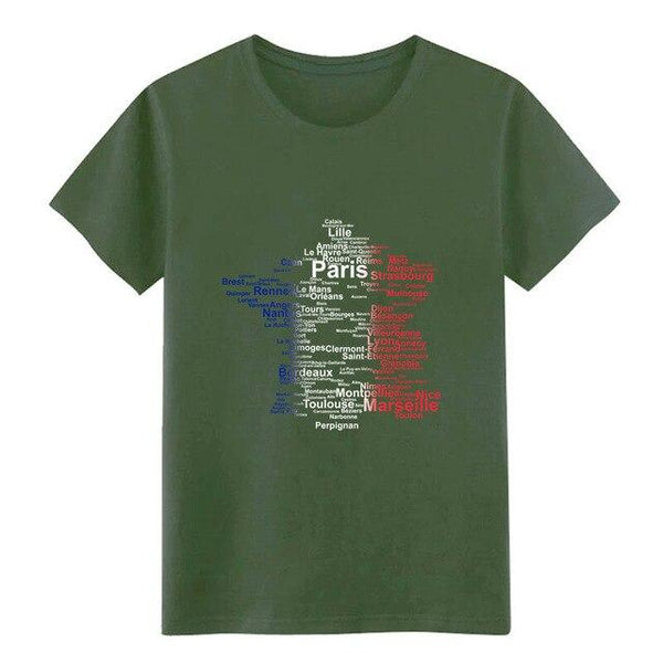 france outline cities flag paris marseille europe t shirt