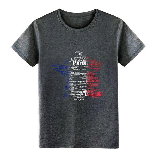 france outline cities flag paris marseille europe t shirt