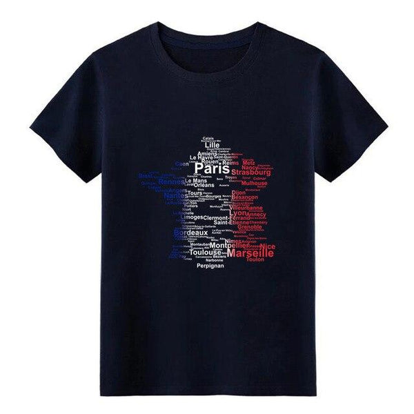 france outline cities flag paris marseille europe t shirt