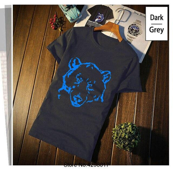 New Arrival Wild Bear Polar Teddy Bears Brown Grizzly Panda Tshirt