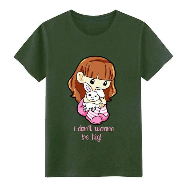 I dont wanna be big Little Ageplay ddlg girlfriend t shirt