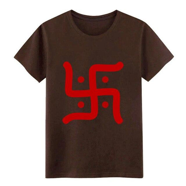 Hindu Swastika Fitted Cotton/Poly by Next Level t shirt