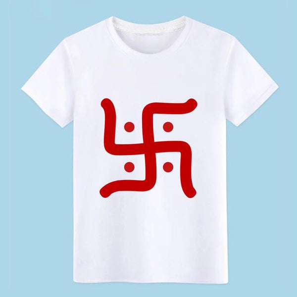 Hindu Swastika Fitted Cotton/Poly by Next Level t shirt