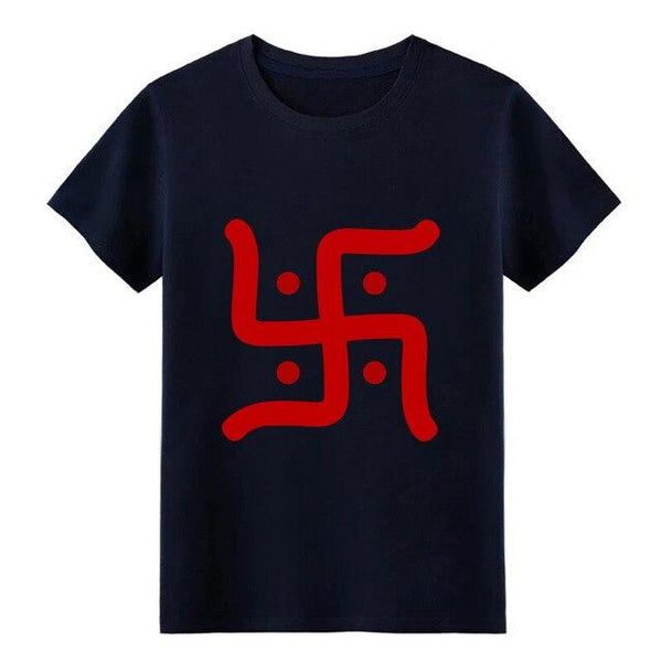 Hindu Swastika Fitted Cotton/Poly by Next Level t shirt