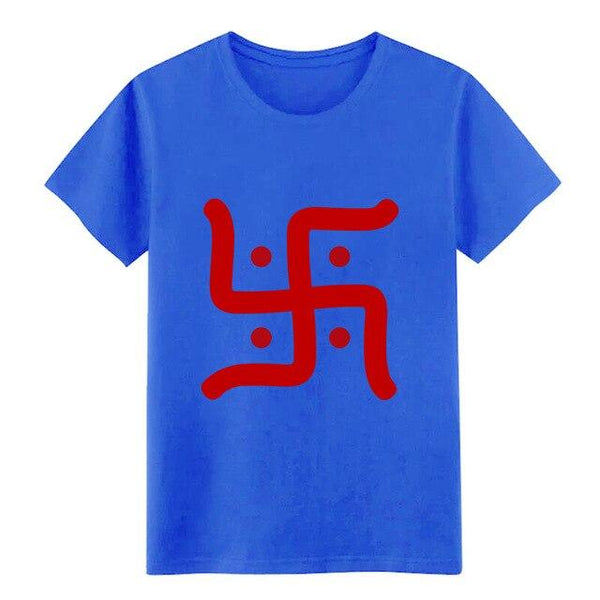 Hindu Swastika Fitted Cotton/Poly by Next Level t shirt