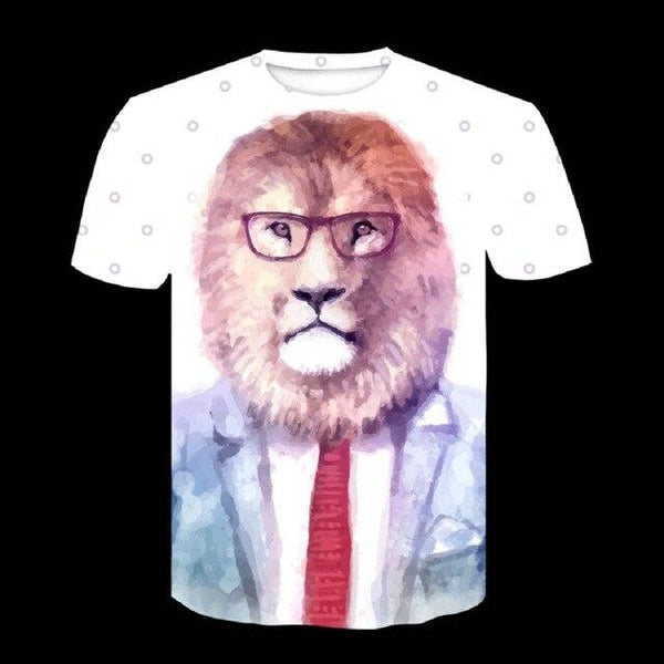 Wolf T Shirt Men 2018 T-Shirts Short Sleeve Round Neck