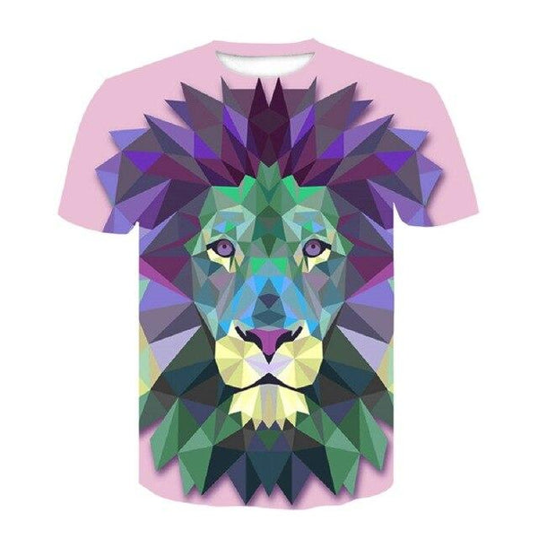 Wolf T Shirt Men 2018 T-Shirts Short Sleeve Round Neck