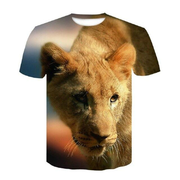 Wolf T Shirt Men 2018 T-Shirts Short Sleeve Round Neck